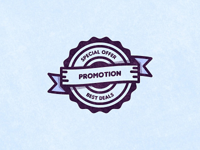 Promotion Vector Badge