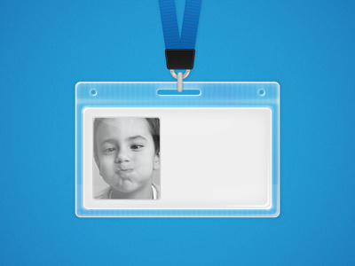 Plastic ID Badge