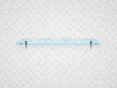 Glassy Shelf Illustration glassy illustrator shelf tutorial vector