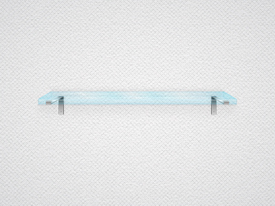 Glassy Shelf Illustration