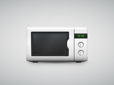 Microwave Oven illustration illustrator microwave oven tutorial vector