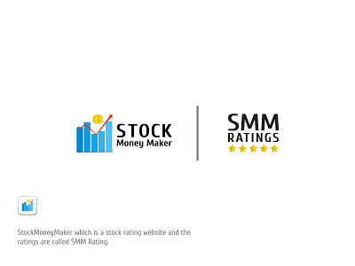 Stock Money Maker stock rating website | Logo Design brandidentity branding design graphic design icon logo logo design ratings logo stock market logo trending logo 2021