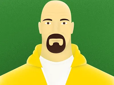 Heisenberg Illustration badge breaking breaking bad design heisenberg illustration meth walter walterwhite