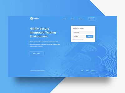 Crypto Currency Landing Page