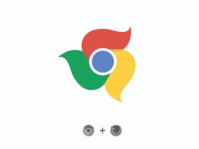 Google Chrome + Mozilla Firefox chrome design firefox google google chrome graphic design icon logo mozilla mozilla firefox