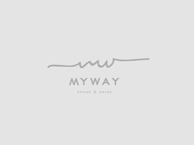 My Way's Logo branding colors design flat graphic gray icon illustration illustrator cc logo myway shape typography ui ux vector