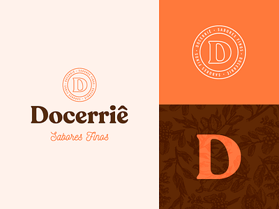 Docerriê Sabores Finos branding candy chocolate coffee d letter d logo design icon illustration logo logo 3d vector