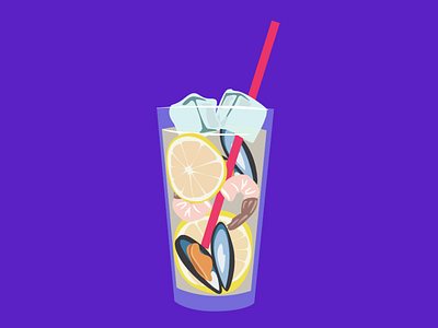 Summer Cocktail illustration