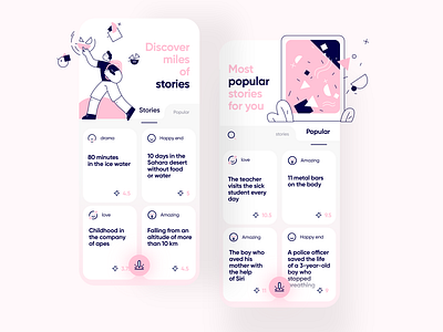 Story Finder app concept