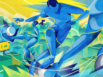 NIKE - Brasileiragem brazilian illustration illustrator nike package soccer vector world cup