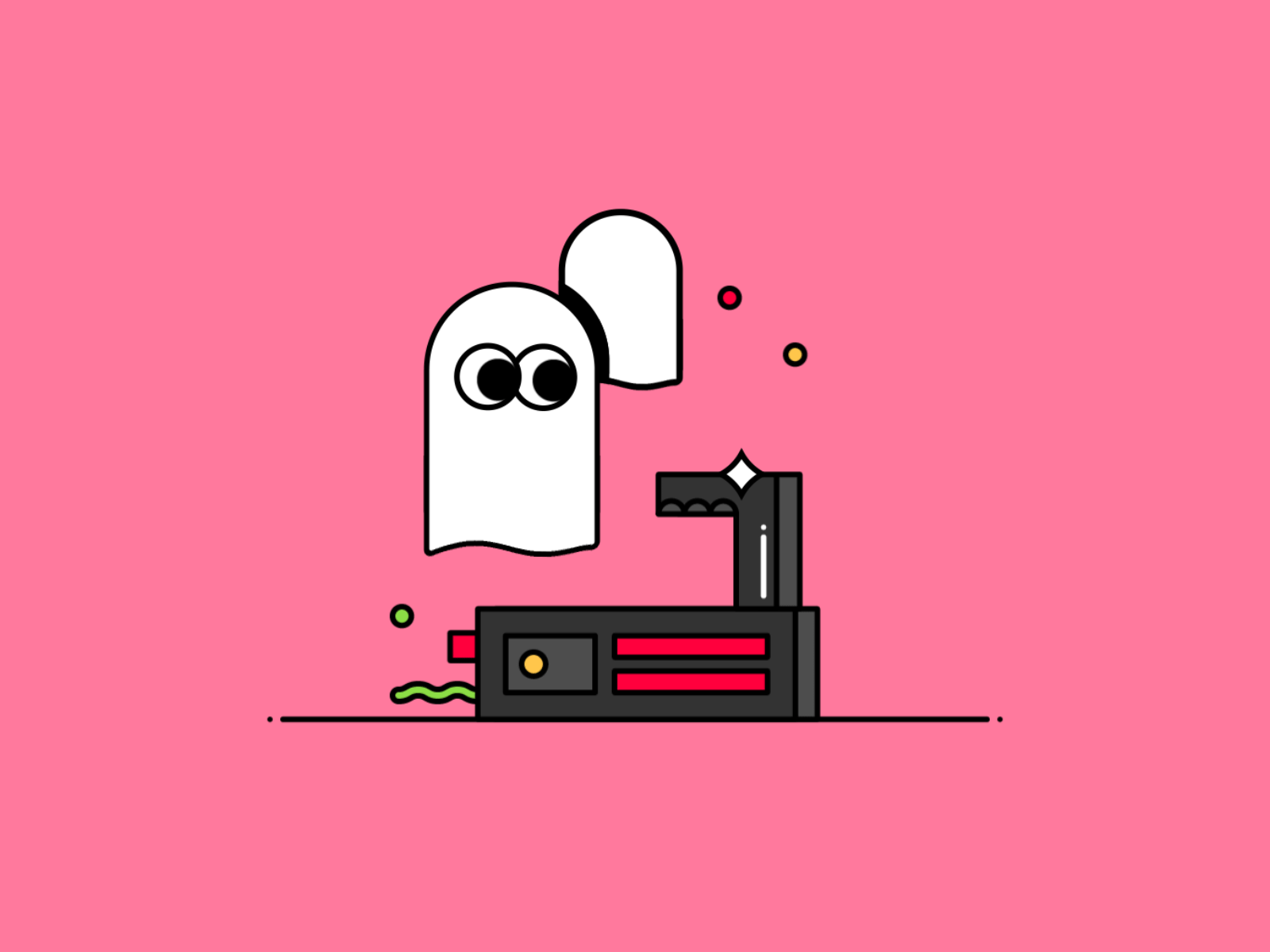 G is for Ghostbusters 👻 🤜🏻 36 days of type 36daysoftype animation ghost ghostbusters icon illustration loop motion shadow simple typography