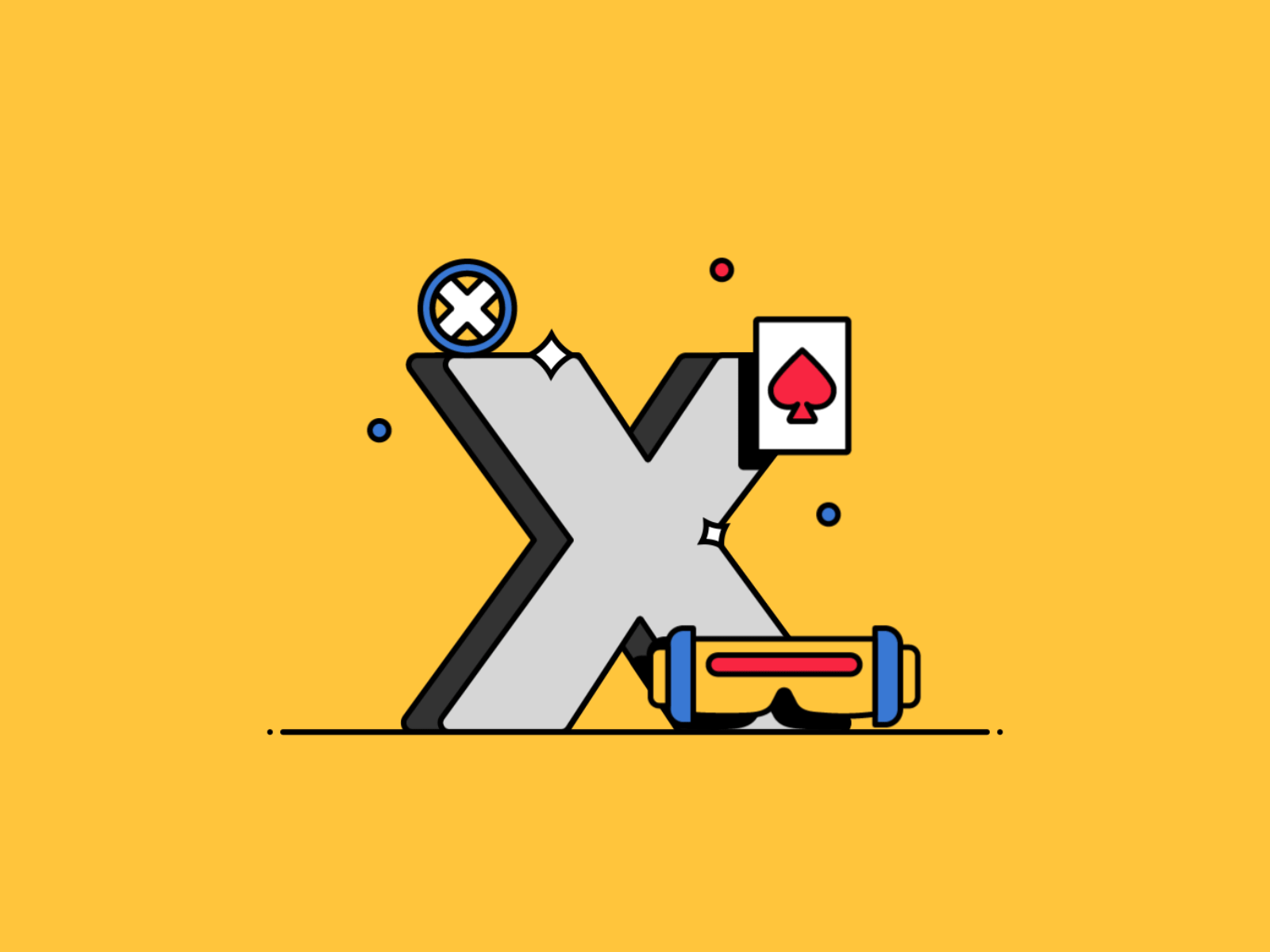 X is for X-Men 🧬 ⚔️ 👁 36 days of type animation character flat icon illustration logo loop marvel typography vector x men