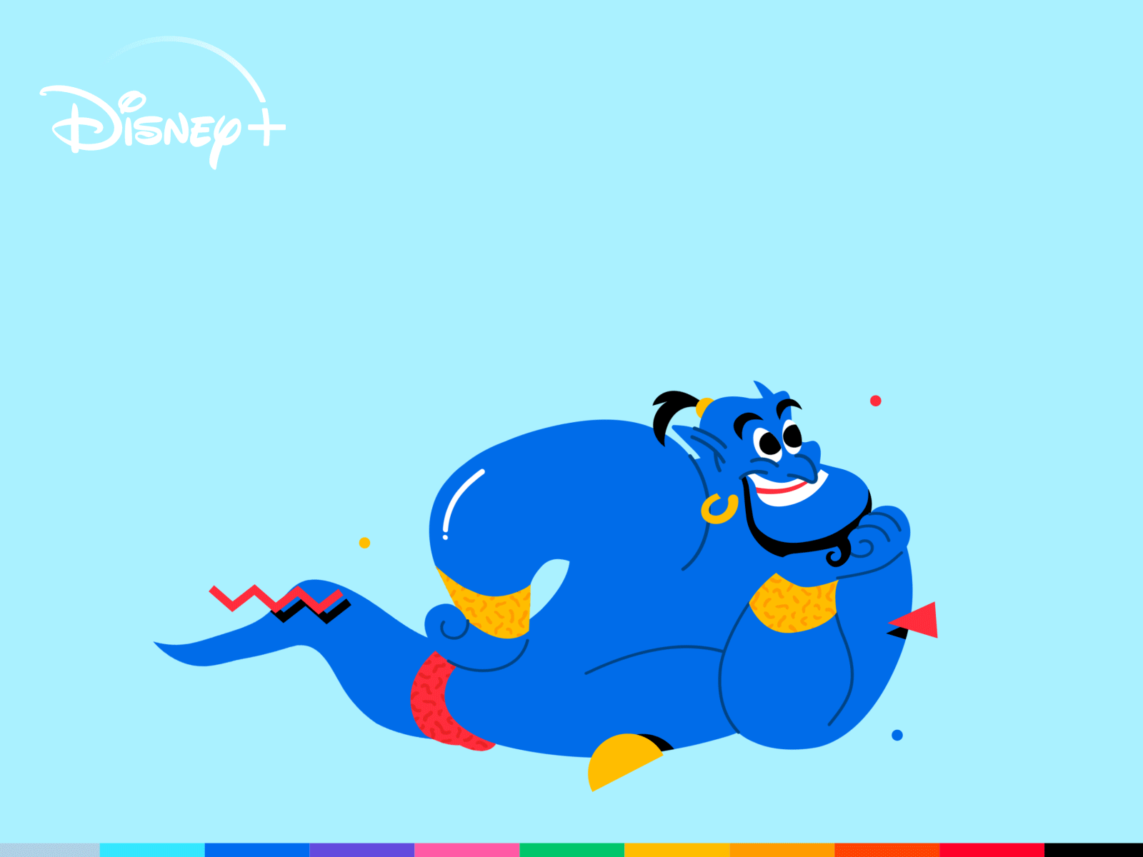 Applause 👏🏼🧞‍♂️ aladdin animation character design disney icon illustration loop motion shadow sticker vector