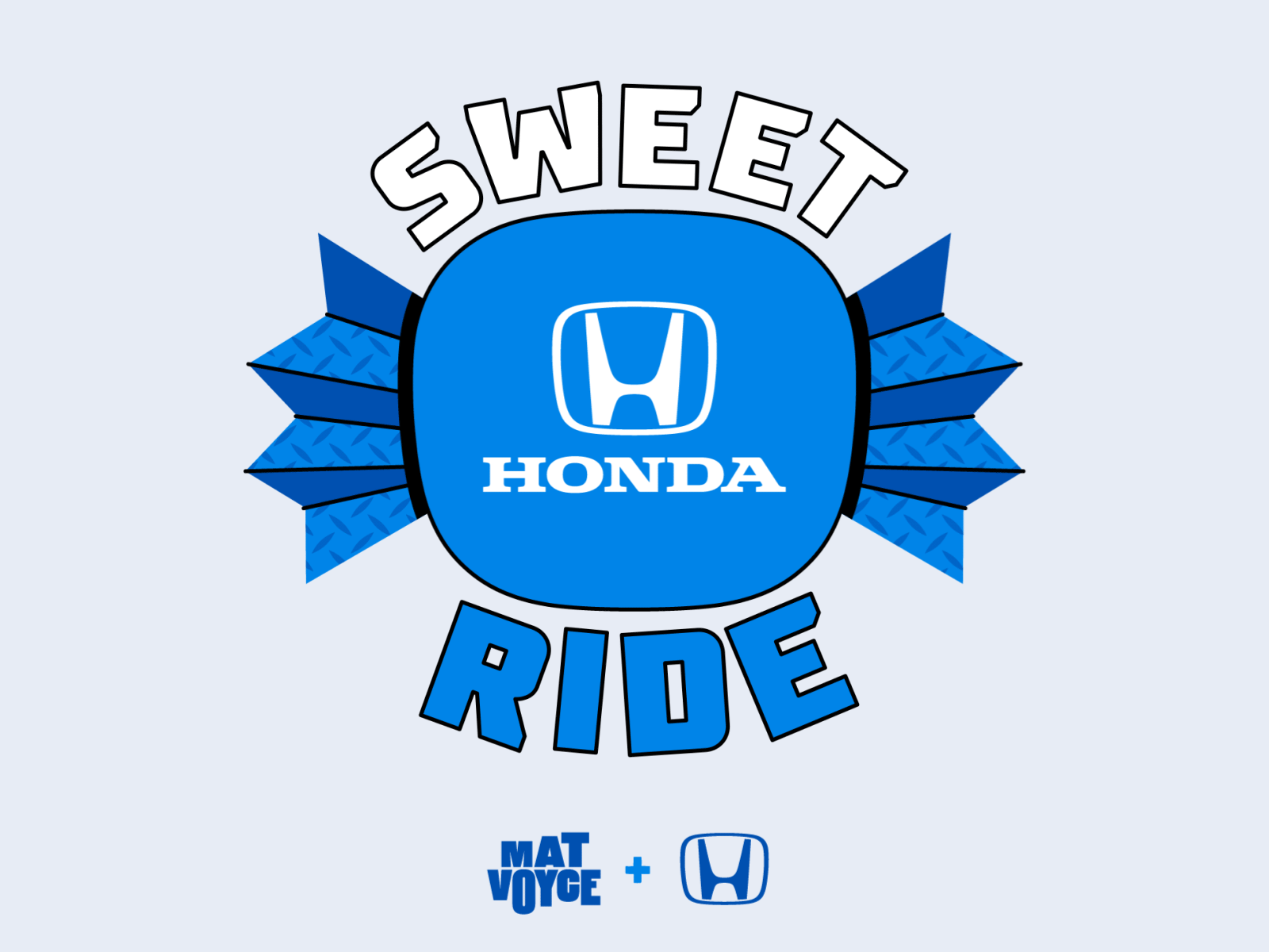 Sweet Ride! animation candy character flat food icon illustration logo loop motion shadow typography