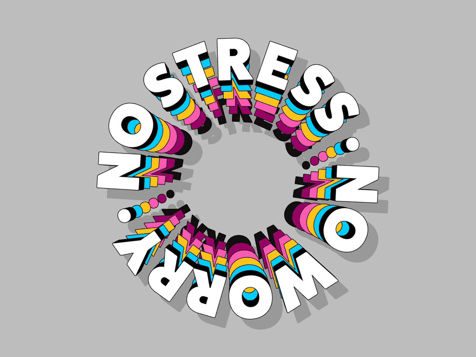 NO STRESS by Mat Voyce on Dribbble