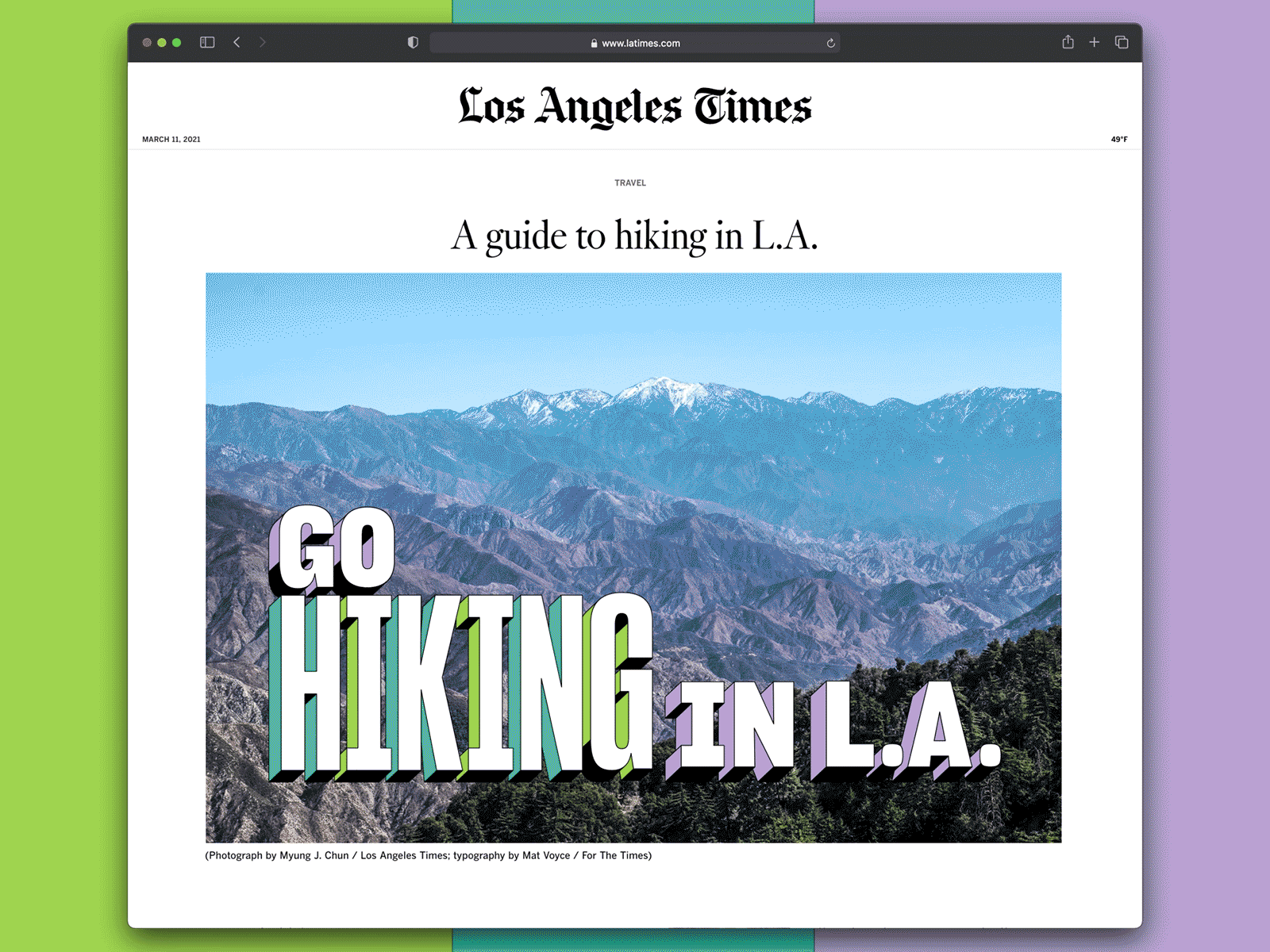GO HIKING IN LA