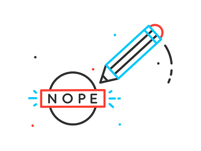 Nope…404 404 agency brand colour design fresh icon little logo simple vector web