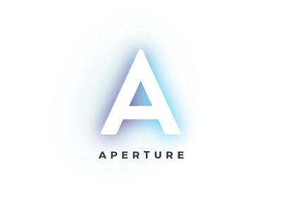 Aperture brand branding bright colour design gradient lettering logo mark shape typography web