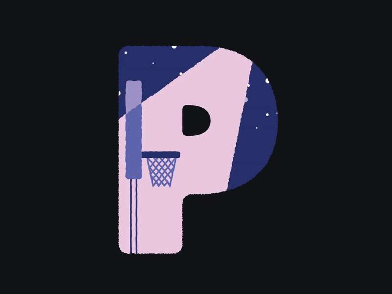 Practise Makes perfect animation basketball colours dribbble gif light loop playm space rough simple swish