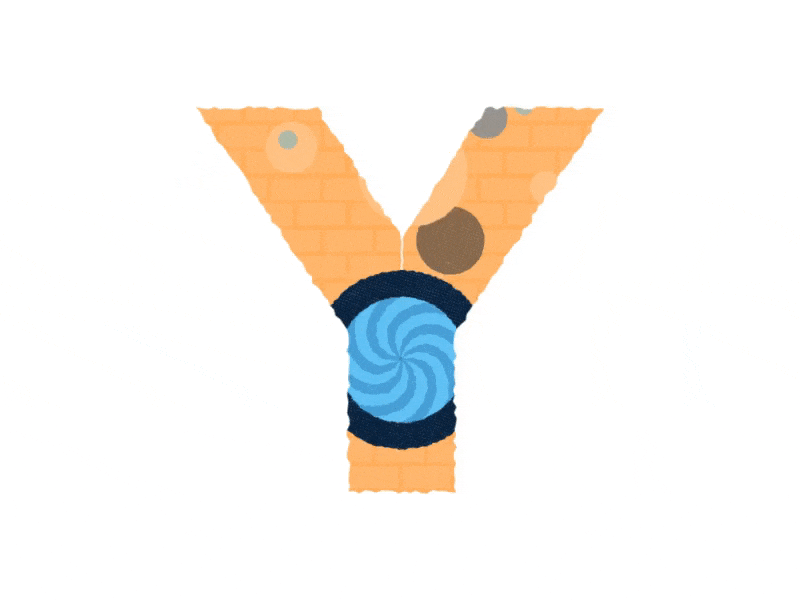 Y O - Y O 🔵36 Days of Type 36 days of type animation game gravity kid letter y loop motion toy typography yoyo