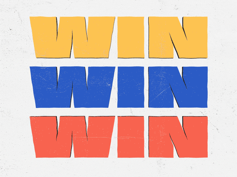 WIN 🏆 3d 3d art animation design icon illustration logo loop motion shadow typography