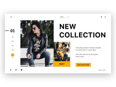 Giv - clothing store clean clothing fashion inspiration minimalism online shop store trends typography ui ux
