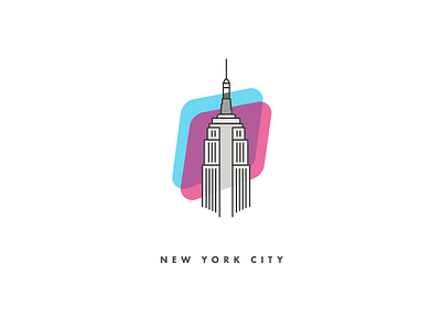 Empire State Building Icon building city empire state icon logo minimal new york city symbol tower
