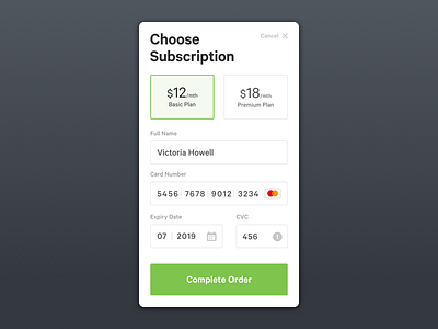 Daily UI #002 | Checkout Form