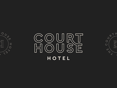 Boutique Hotel Concept branding courthouse hotel hotel branding hotel logo icon illustration logo typography