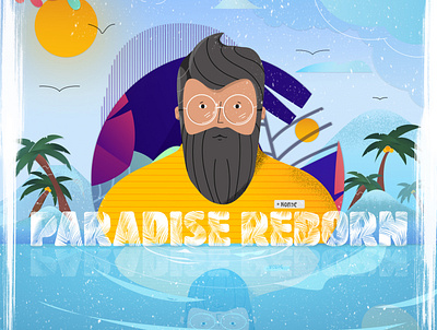 Paradise Reborn 2 design graphic design illustration typography