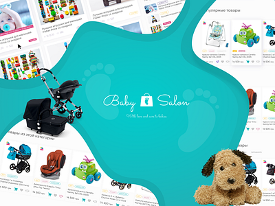 BabySalon design logo design ui ux web website