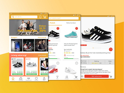 Fresh E-commerce UI design