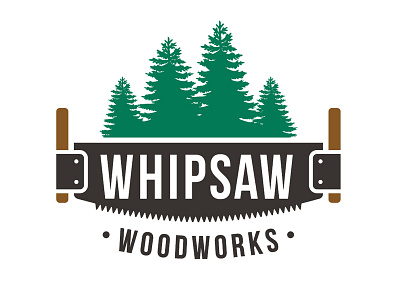 Whipsaw Woodworks Logo craftsman logo woodwork