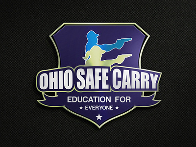 OHIO SAFE CARRY Logo education logo logo security logo shield logo