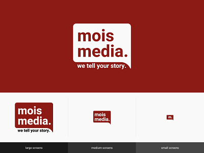 mois media • Logo Design branding branding design design icon logo responsive design