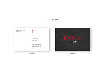 KathaVinum • Business Cards brand brand design branding branding design business business card businesscard bussiness cards corporate design corporate identity minimal minimalistic print wine