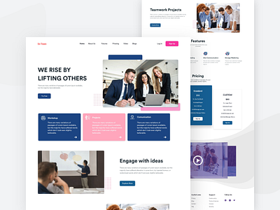 Digital Agency Landing Page Design