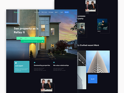 Real Estate landing website