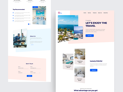 Hotel landing page