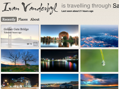 Putting the finishing touches on image roll overs comments design enlarge grid hover icon photo photography ui website