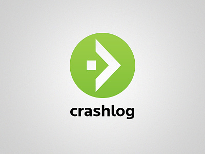New CrashLog logo crashlog green locator font logo