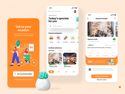 Book Restaurant by Avinash Tripathi on Dribbble