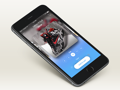 Product details, Shoes - Lebron cards cart ios iphone mobile app mobile design nashatwork ux