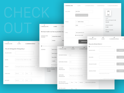 Check out clean form responsive steps ui ux web wireframes wizard