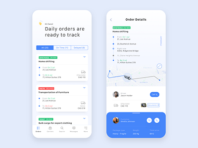 Track Logistics by Avinash Tripathi on Dribbble