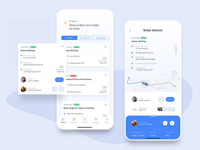 Track Logistics Details by Avinash Tripathi on Dribbble