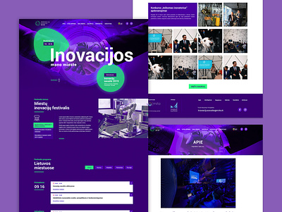 Conference Innovation week website innovation web design webdesign website