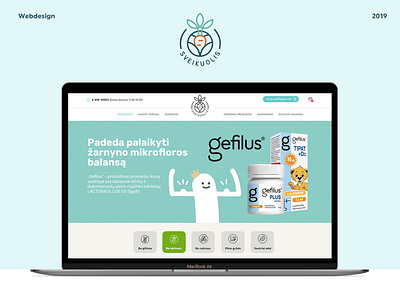 Sveikuolis eshop estore healthyfood web design webdesign website