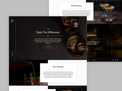 Liquor Website Design