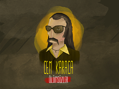 Cem Karaca - King of Turkish Anatolian Rock Music anatolia artwork character digitalart digitalpainting draw illustration legend music rock sketch sketchbook